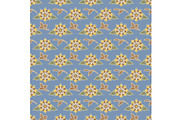 Blue Floral Print Seamless Repeat, a Pattern Graphic by Sharon Schwalbe (Thumbnail 3 of 4)