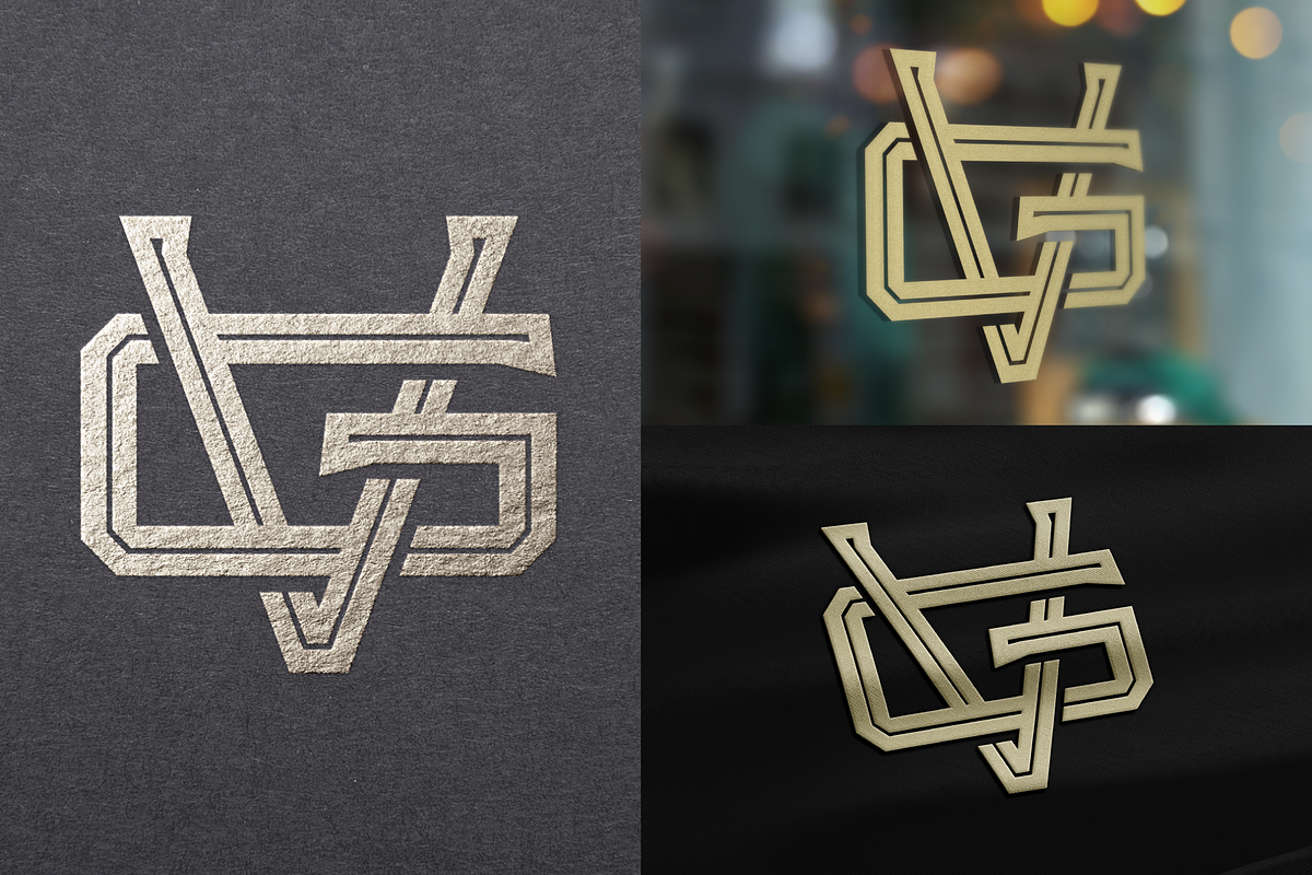 GV VG Monogram Logo, a Branding & Logo Template by Alphabet Agency (Photo 1 of 4)