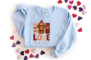 Crochet Highland Cow Valentine PNG, an Illustration by DreamPrint404 (Thumbnail 6 of 8)