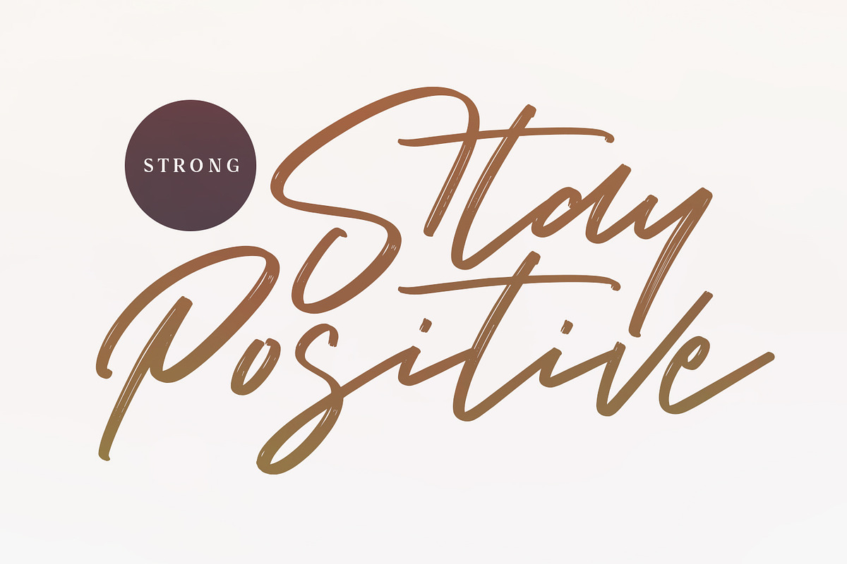 Katty Lynch Brush Font – Free Serif, a Script Font by Maulana Creative (Photo 4 of 5)