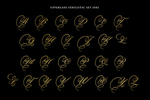 Rastering Elegant Calligraphy Font