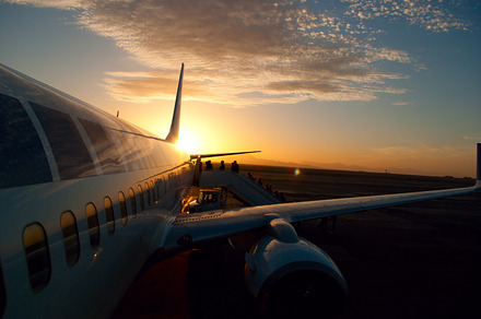 Sunset aicraft containing air, airfield, and aircraft, a Business Photo by sergeypeterman