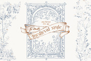 The romantic Middle Ages clipart set, a Decorative Illustration by Pamyatka Shop (Thumbnail 15 of 16)