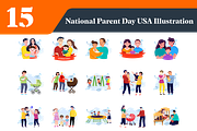 National Parents Day USA, a Person Illustration by EllaMaiyaali (Thumbnail 3 of 3)