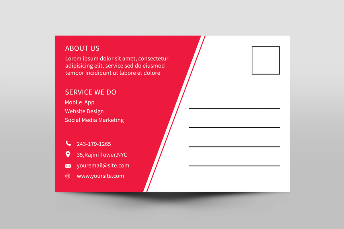 Business Postcard, a Card Template by Jaisivakumar (Photo 3 of 6)