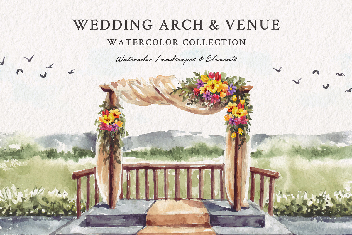 Wedding Arch & Venue, an Object Illustration by Yorda Studio (Photo 1 of 9)