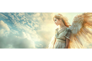 Angel in the Clouds, a Nature Photo by BazziBa♥