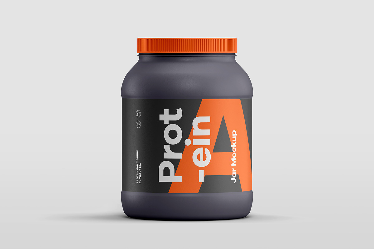 Protein Powder Container Mockup