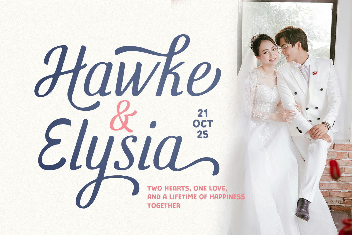 Fresh History - Hand Lettered Script, a Script Font by Bale Type (Photo 2 of 10)