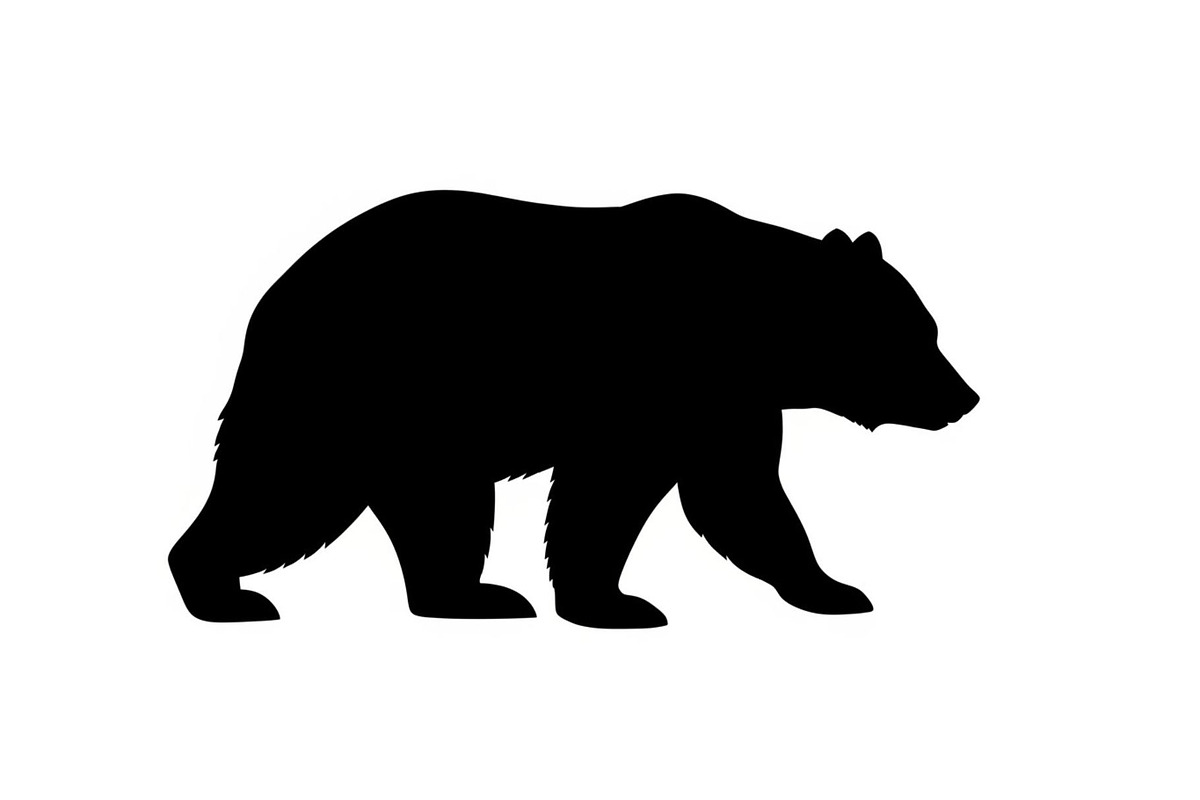 Nature Wildlife Bear Silhouette Bund, an Illustration by Designs_River (Photo 30 of 51)