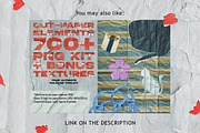Collage Art 125+ Paper Elements, an Object Graphic by Megan Aili Designs (Thumbnail 23 of 24)