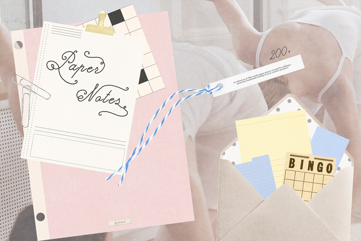 Paper Notes Collection, an Object Graphic by Feelsoul (Photo 1 of 10)