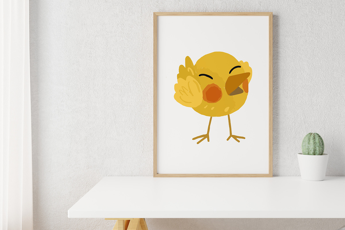 Cute chicken elements, an Animal Illustration by RizkaNurfazrina (Photo 3 of 6)