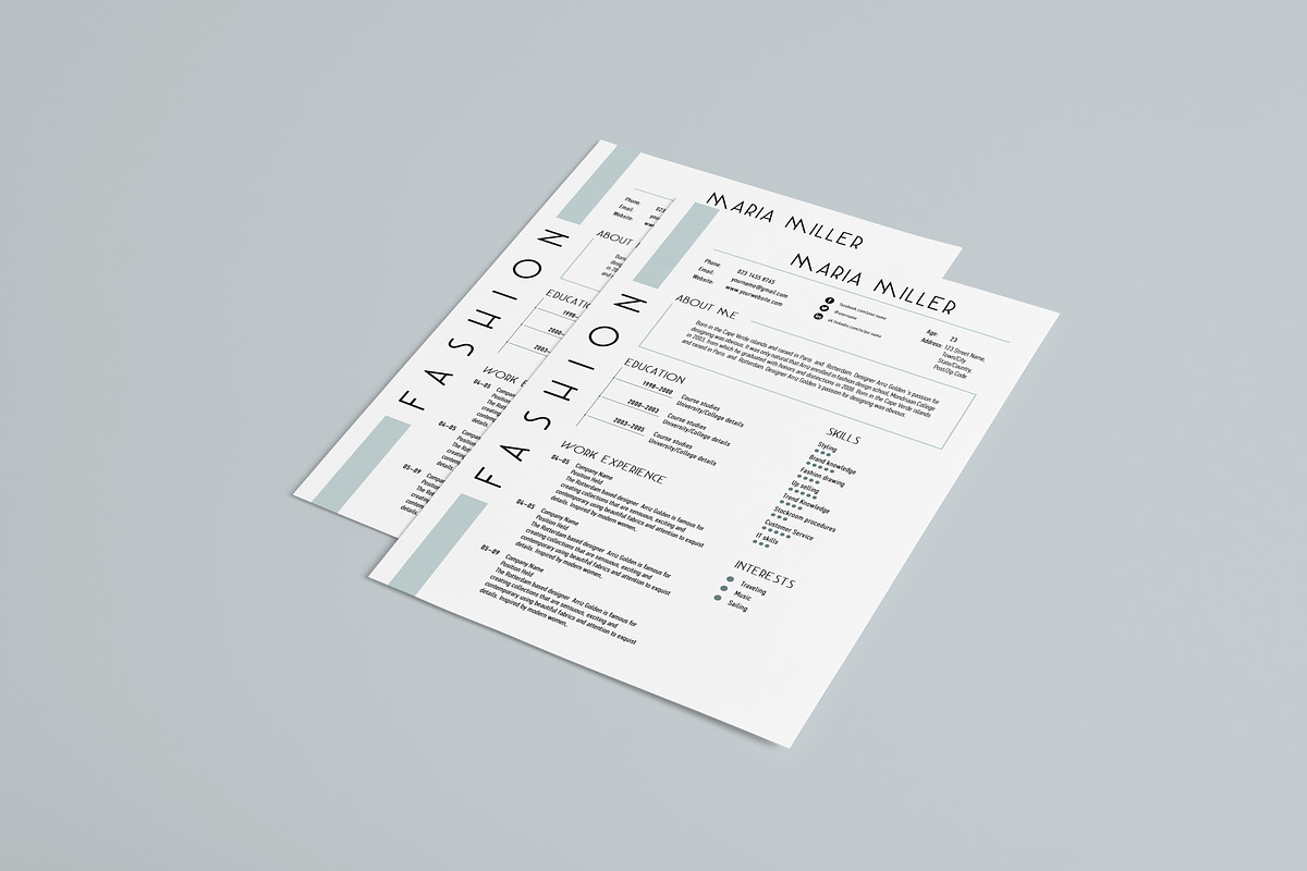 Resume / CV - Suave, a Resume Template by 3Angle (Photo 4 of 4)