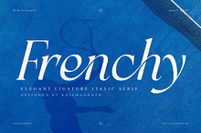 Frenchy Italic – Ligature Serif