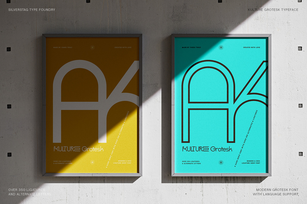Kulture Grotesk v2 - Modern Typeface preview 4