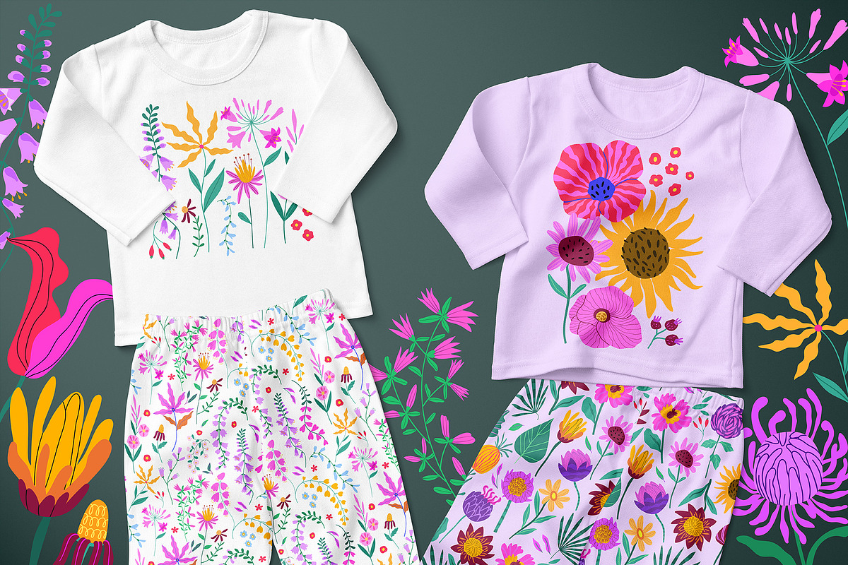 Bold Floral Illustration, a Decorative Illustration by OxanaTally (Photo 3 of 10)