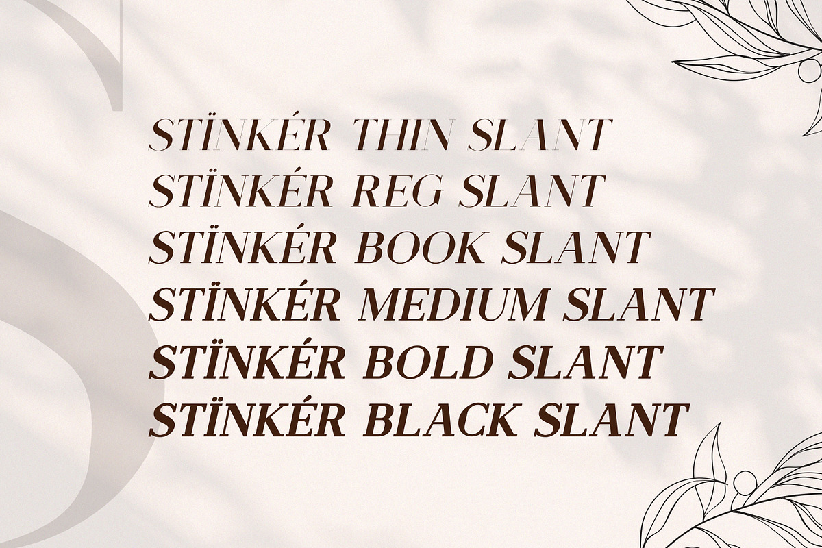 Stinker - Modern Serif Family, a Serif Font by Mokatype Studio (Photo 10 of 11)