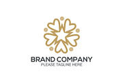 20 Logo Flower Templates Bundle, a Branding & Logo Template by Friendesigns (Thumbnail 12 of 21)