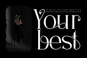 Classical Material CalligraphicSerif, a Serif Font by 177Studio (Thumbnail 3 of 8)