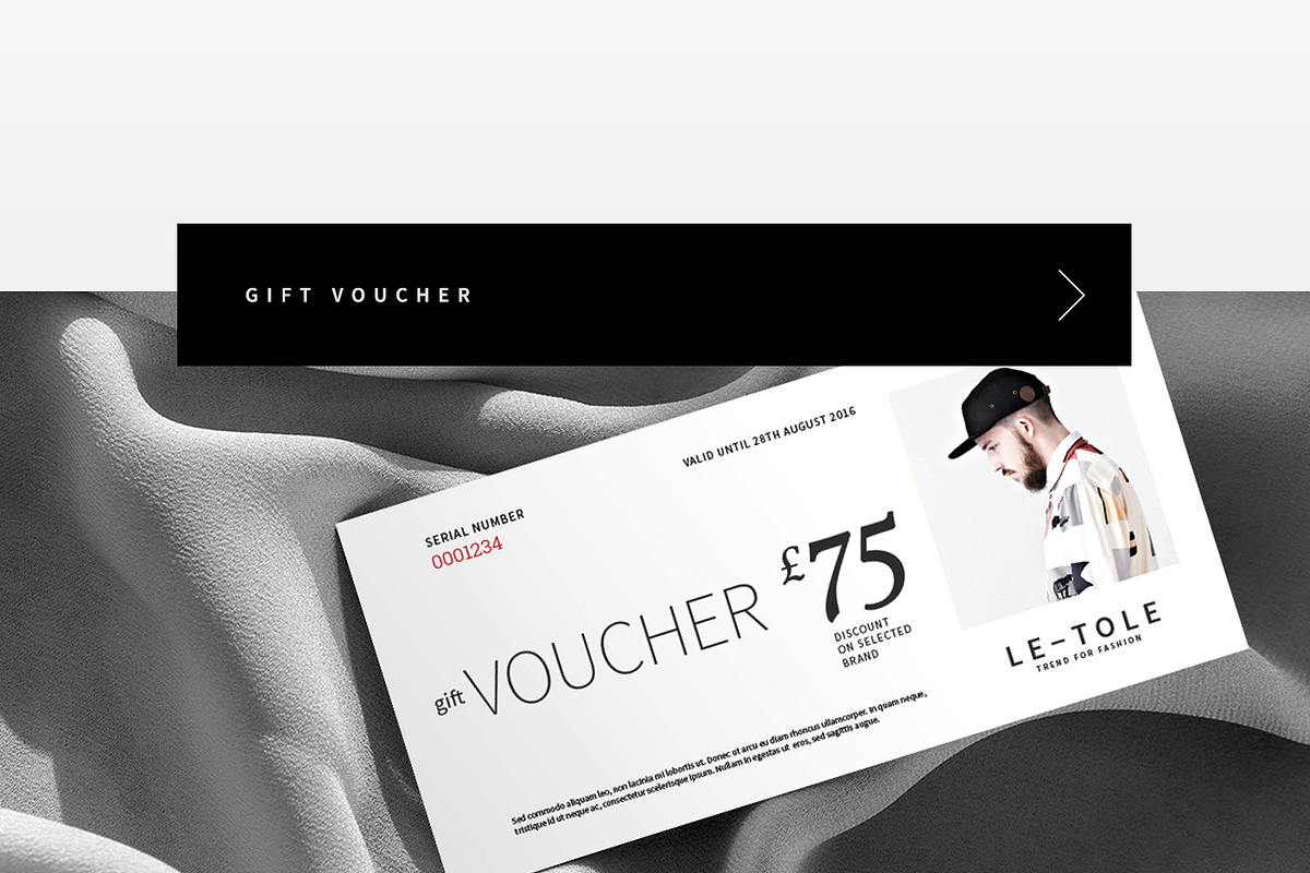 Fashion Gift Voucher, a Card Template by BOXKAYU (Photo 1 of 9)