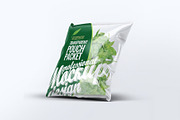 Transparent Pouch Packet Mock-Up, a Packaging Mockup by DesignRushMarket (Thumbnail 9 of 10)