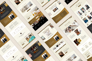 Squarespace Template: Arch&Gold