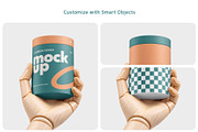 Cylinder Box Branding Mockup Set, a Packaging Mockup by Country4k (Thumbnail 3 of 4)