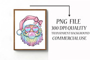Iridescent Christmas Santa PNG, an Illustration by Libby Wishes (Thumbnail 4 of 6)