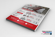 Bicycle Rental Company Flyer, a Flyer Template by PSDPixel (Thumbnail 2 of 5)