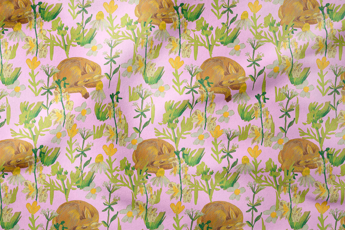 Hand Drawn Kids Crayon Forest Friend, a Pattern Graphic by Lucyinyourheart (Photo 7 of 10)