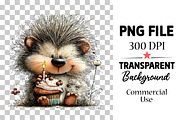 Whimsical Birthday Animals Clipart, an Animal Illustration by Watercolor design (Thumbnail 4 of 5)