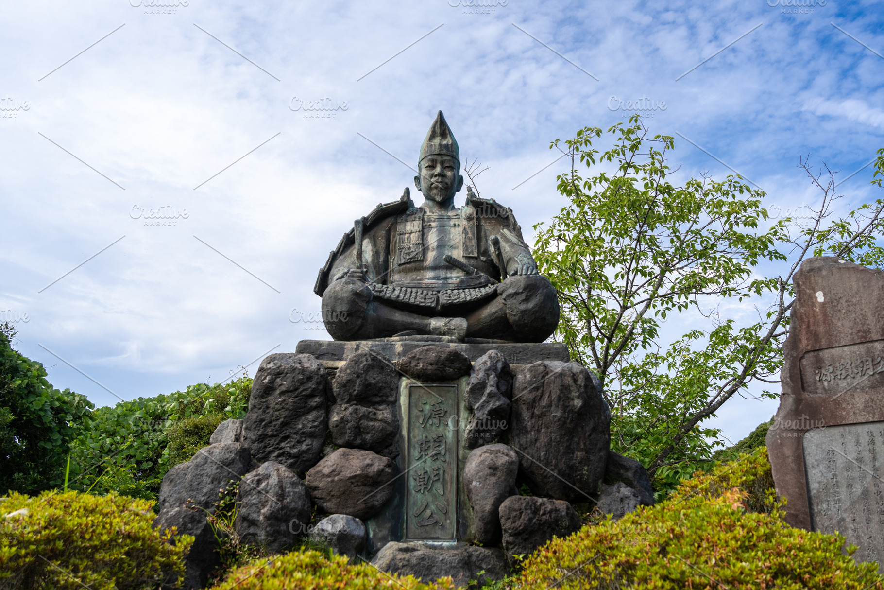 Statue of Minamoto no Yoritomo in Genjiyama Park, Kamakura, Japa, an Arts & Entertainment Photo by GoodGoods
