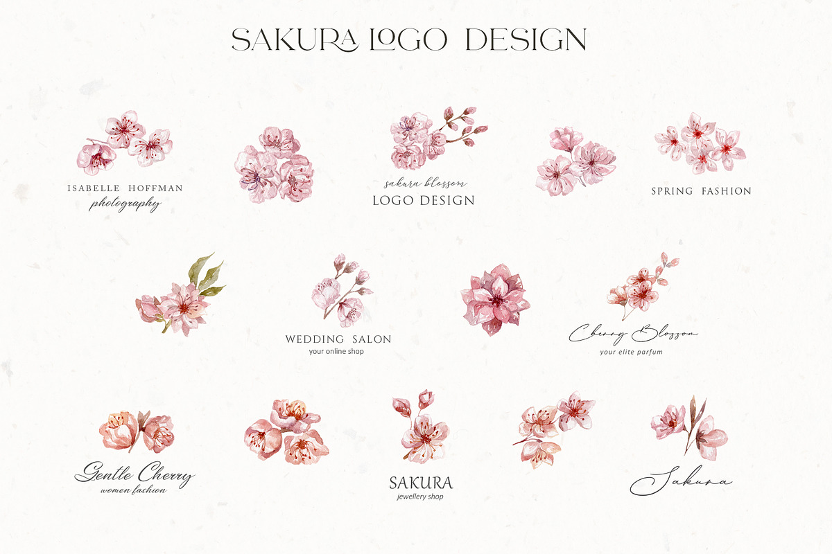 Sakura Blossom. Cherry Spring., a Seasonal Illustration by Designwork (Photo 6 of 23)