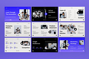 White Blue Pitch Deck Google Slide, a Presentation Template by graphicook (Thumbnail 2 of 5)