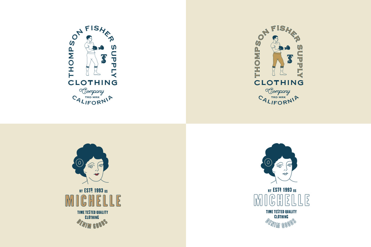 16 Hipster Logo Templates, a Branding & Logo Template by Liviu (Photo 3 of 13)