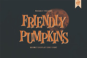 FRIENDLY PUMPKINS, a Serif Font by Havinkpen (Thumbnail 1 of 8)