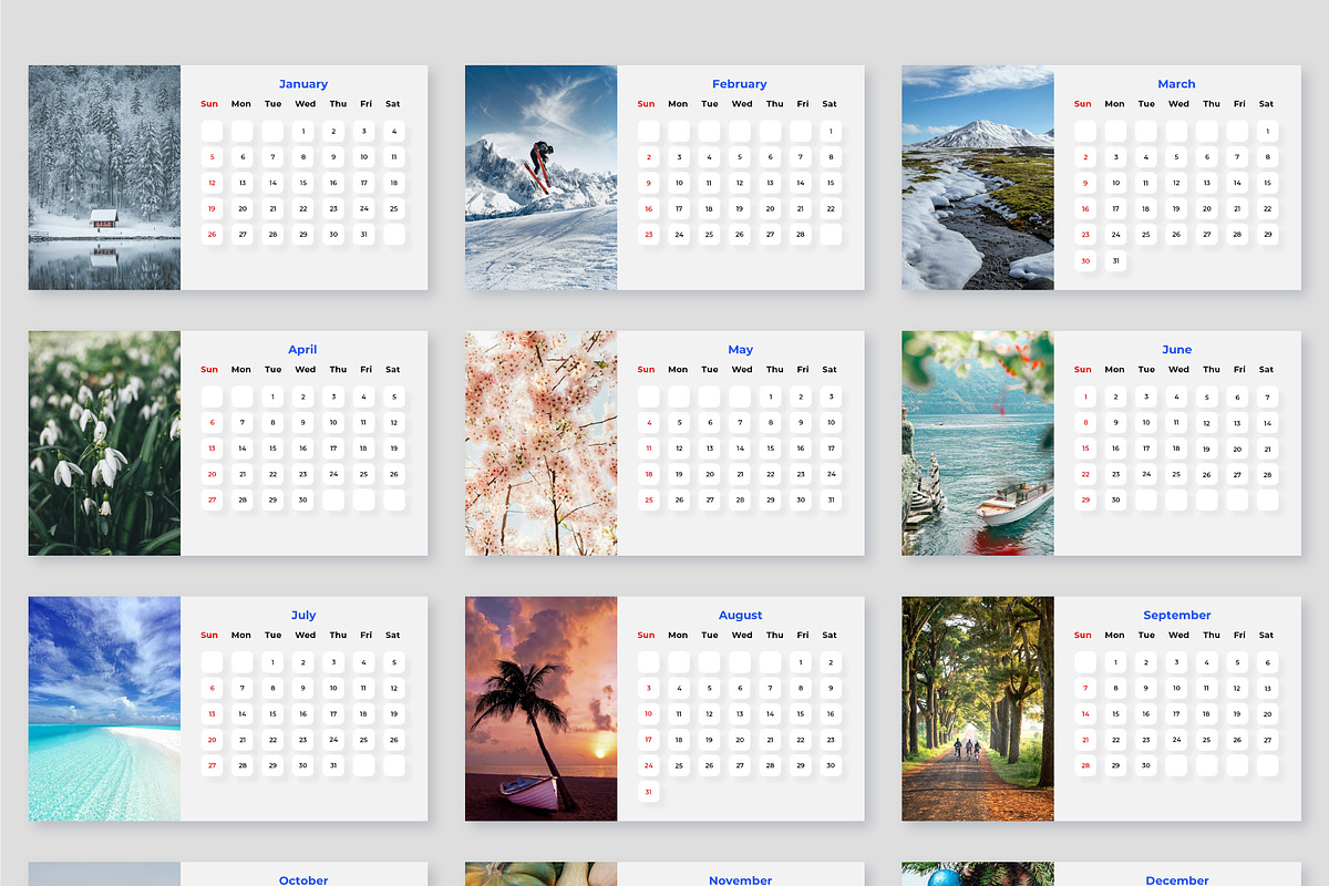 Calendar 2025 Infographics Template, a Presentation Template by Abert (Photo 5 of 12)