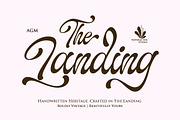 The Landing, a Script Font by Natural Ink Studio (Thumbnail 1 of 10)