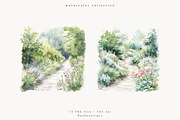 Monet's Garden, a Decorative Illustration by PeDe Designs (Thumbnail 11 of 13)
