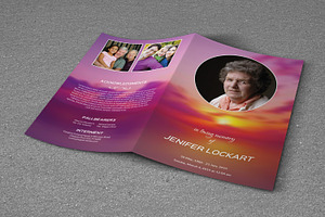 Funeral Program Template-T322, a Brochure Template by Template Shop