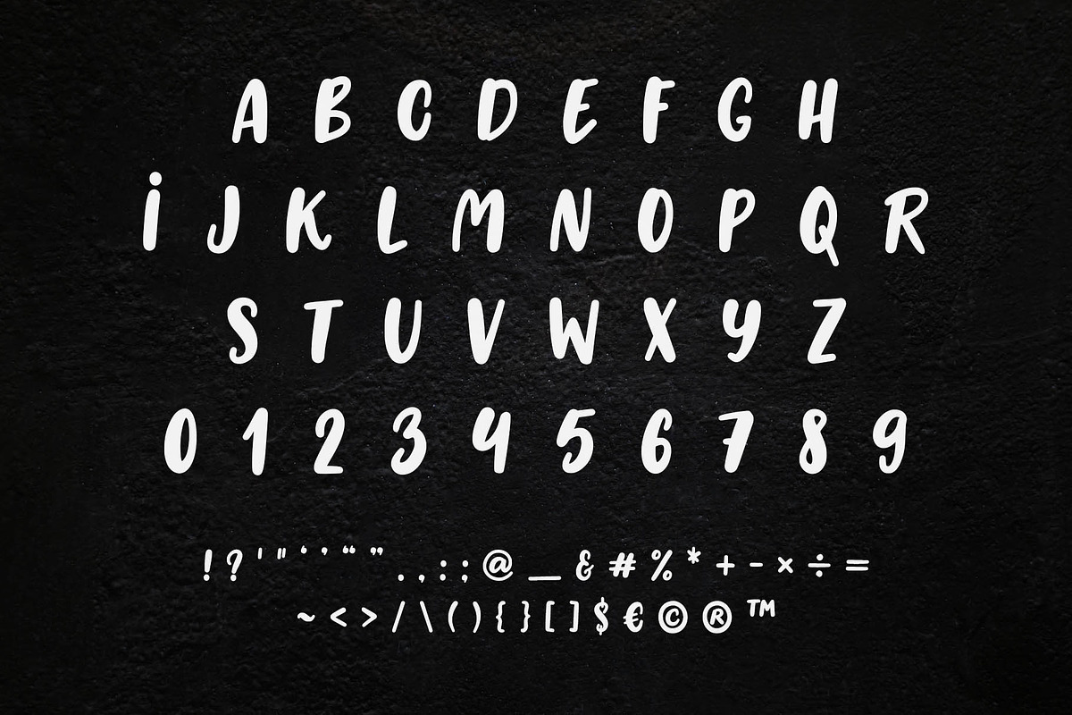 All caps font preview 2