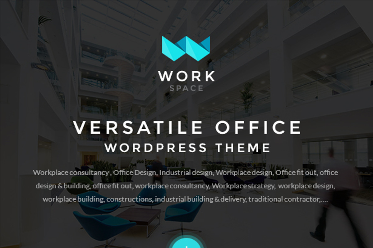 WorkSpace-Versatile Office WordPress, a WordPress Template by ArrowTheme (Photo 2 of 4)