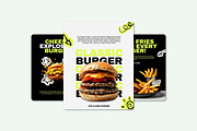 Canva Fast Food & Burger Brand Kit, a Design Template by SecondBrain Store (Thumbnail 2 of 10)