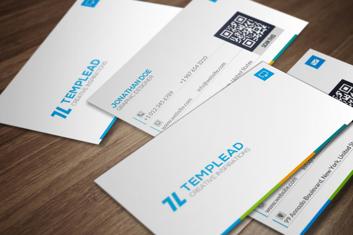 Corporate Business Card CM160, a Business Card Template by annozio (Photo 1 of 4)