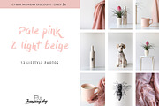 Pale Pink & Soft Beige Photo Pack, a Social Media Template by Jumping Dog (Thumbnail 1 of 6)