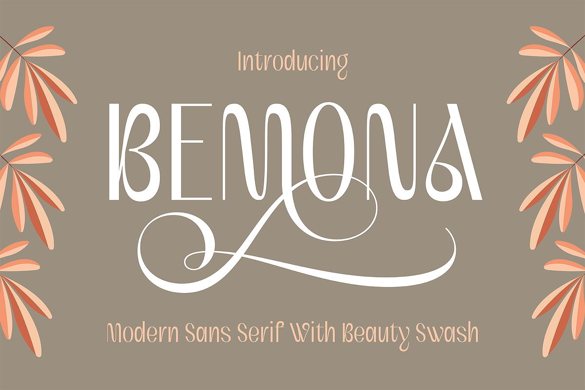 Bemona - Beautiful Simple Sans Serif, a Sans Serif Font by AuthenType (Photo 1 of 12)