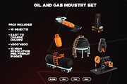 Oil and Gas Industry Set, an Object 3D Model by Artem Varnitsin (Thumbnail 1 of 21)