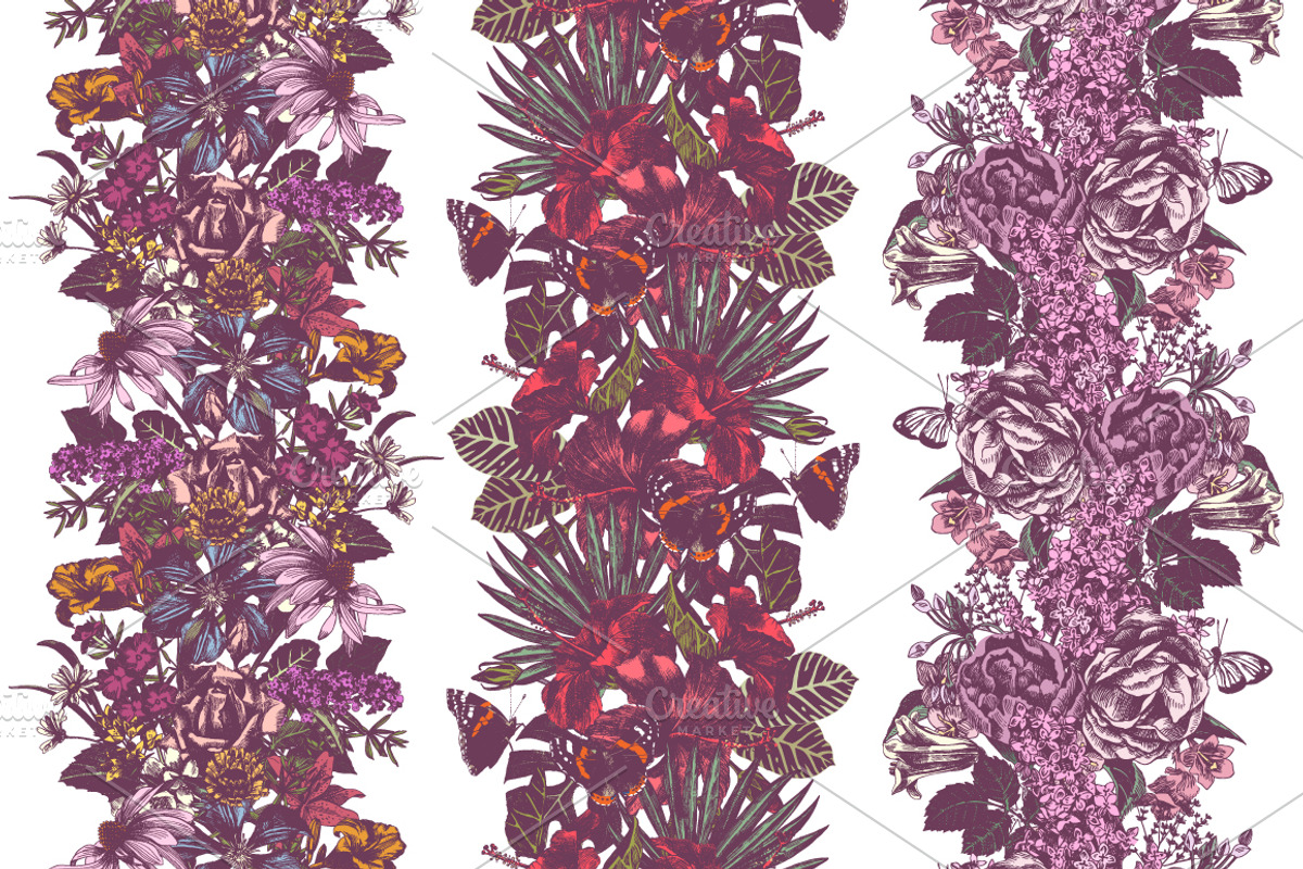 Hand drawn floral super set, a Decorative Illustration by handsketched (Photo 4 of 5)