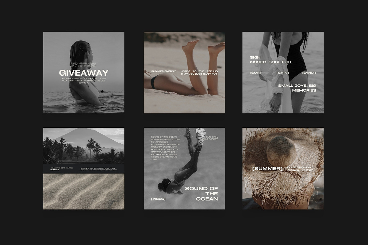 Aesthetic Instagram Templates XVIII, a Social Media Template by Instprofi | Studio Estimo (Photo 2 of 10)